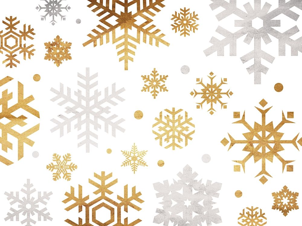 Gold Silver Flakes art print by Jace Grey for $57.95 CAD