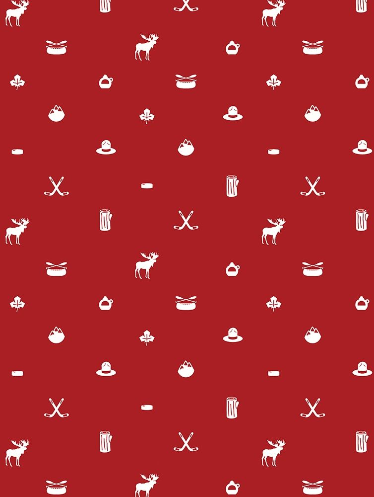 Canada Pattern art print by Jace Grey for $57.95 CAD