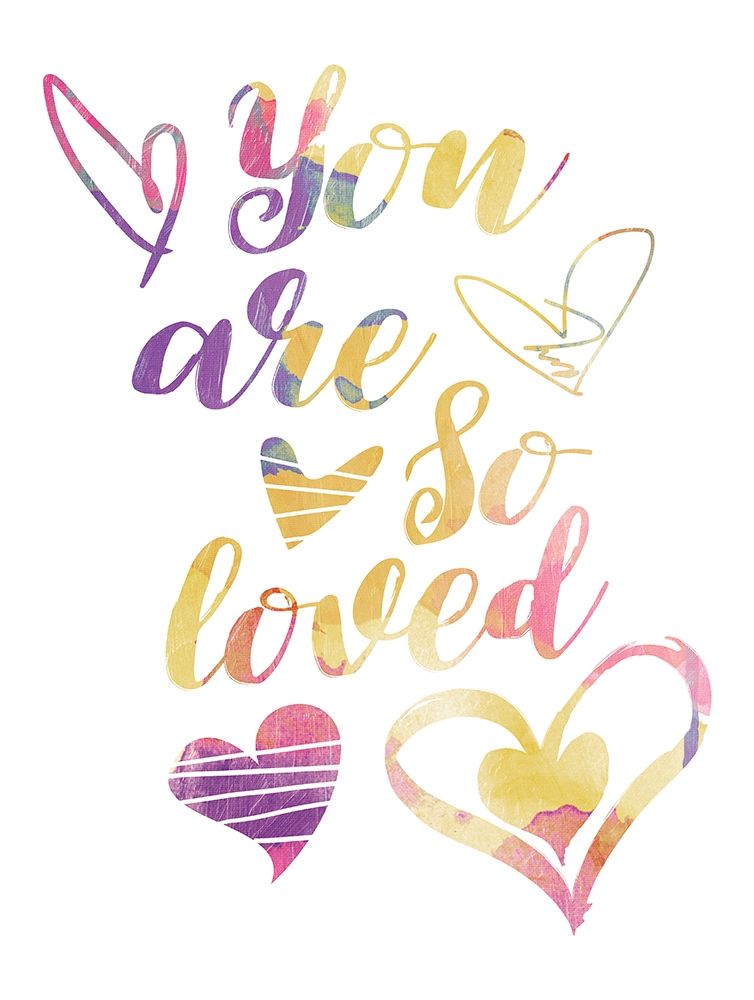 So Loved Pinks And Purples art print by Jace Grey for $57.95 CAD