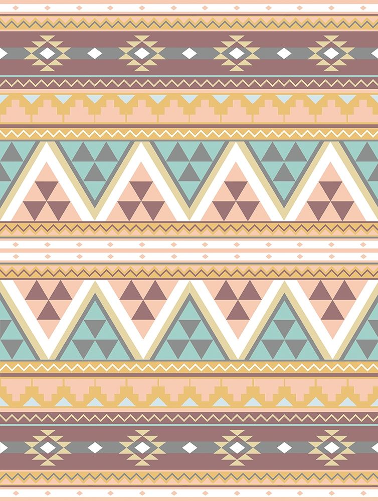 Fun Aztec Pattern art print by Jace Grey for $57.95 CAD