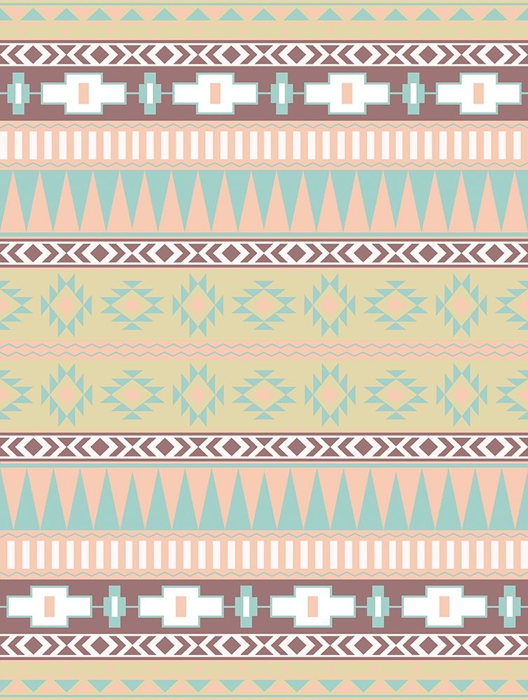 Fun Aztec Pattern Mate art print by Jace Grey for $57.95 CAD