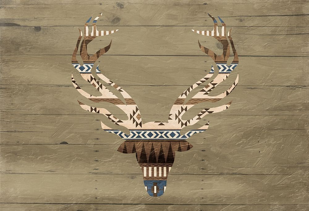 Deer on The Wall Mate art print by Jace Grey for $57.95 CAD
