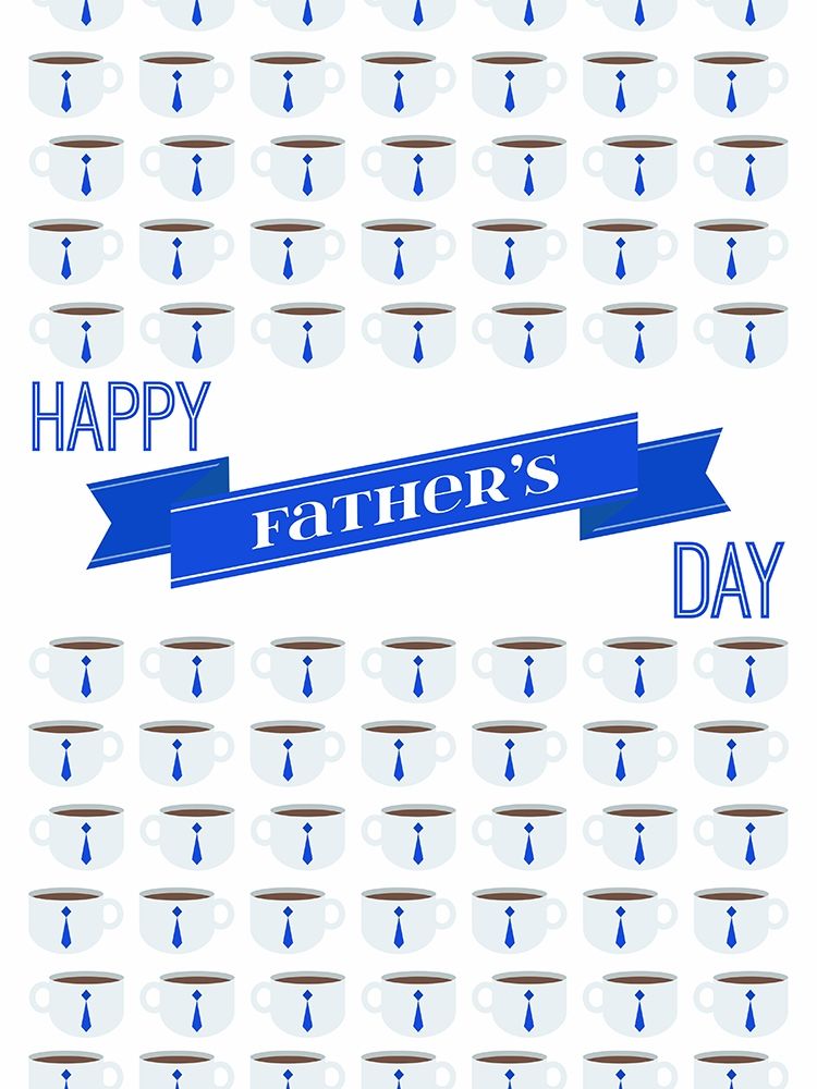 Happy Fathers Coffee art print by Jace Grey for $57.95 CAD