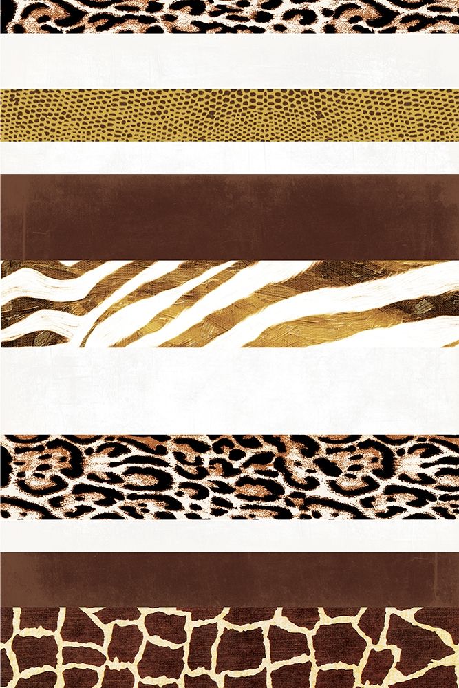 Clean Animal Print Stripes art print by Jace Grey for $57.95 CAD