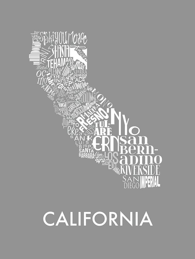 California Cities V2 art print by Jace Grey for $57.95 CAD