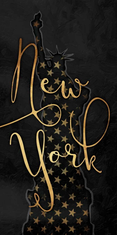 Golden New York art print by Jace Grey for $57.95 CAD