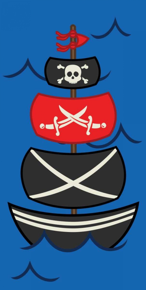 Big Pirate Ship art print by Jace Grey for $57.95 CAD