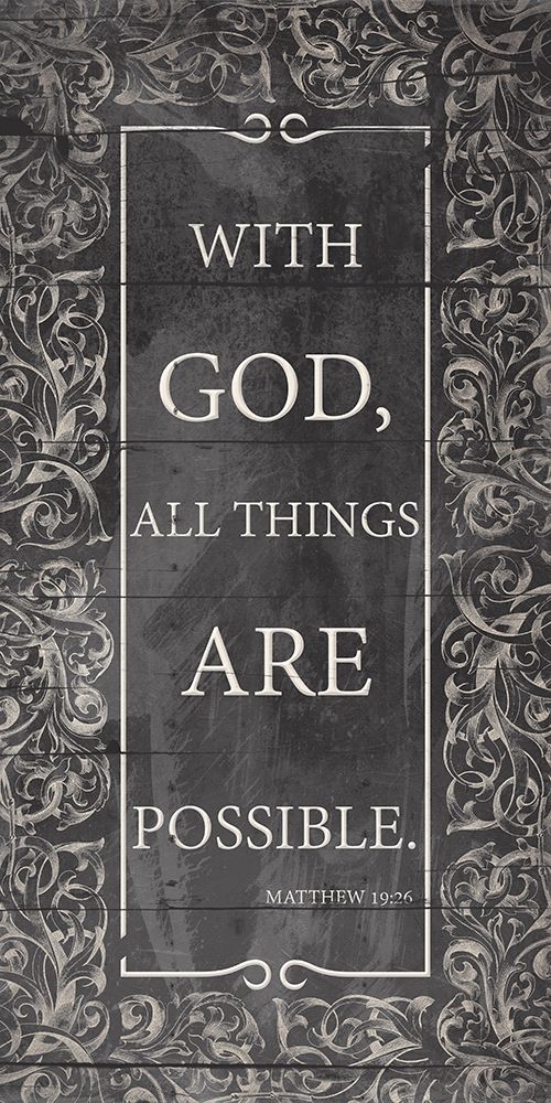 With God art print by Jace Grey for $57.95 CAD