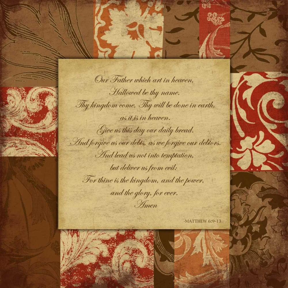 Lords Prayer art print by Jace Grey for $57.95 CAD