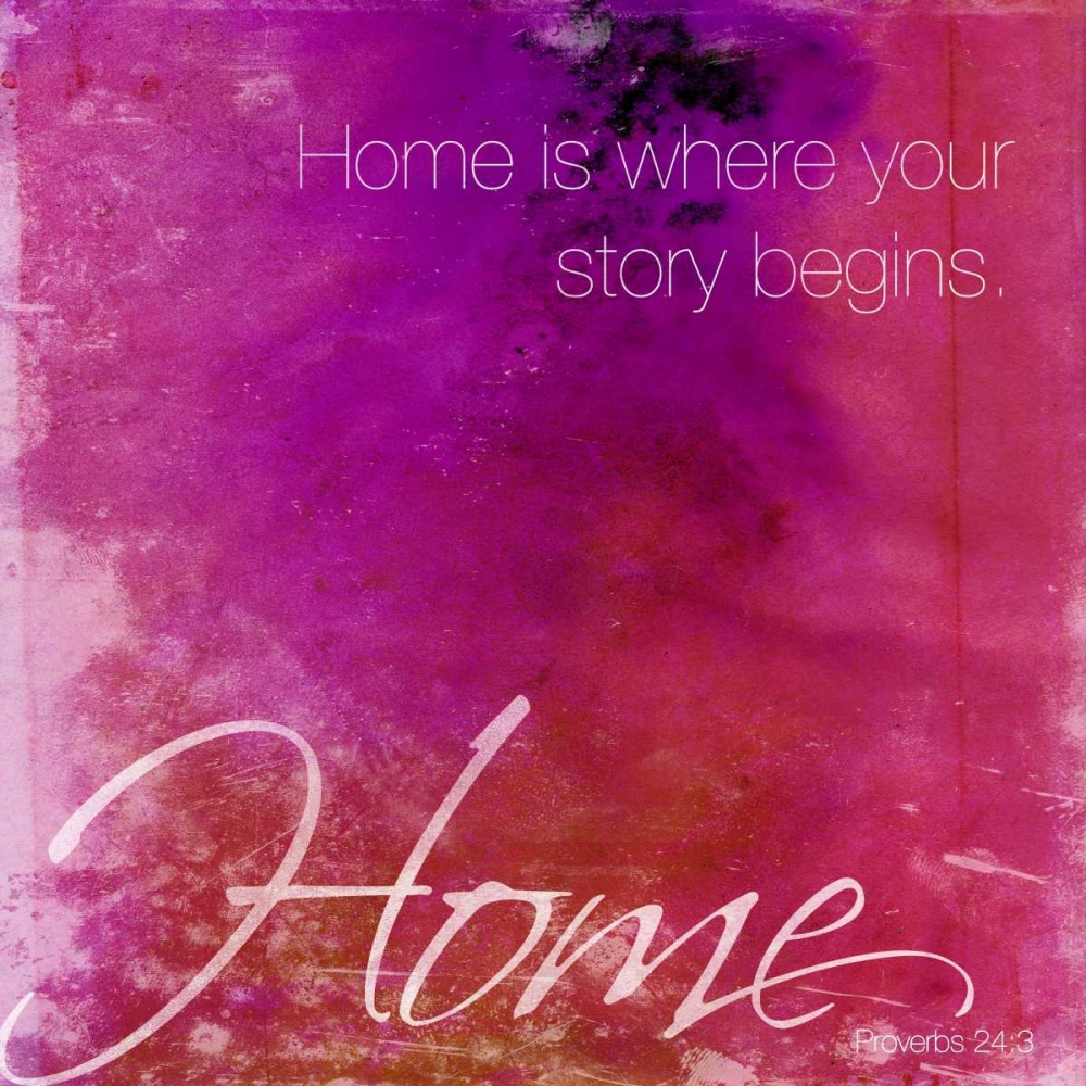 Watercolor Home quoted art print by Jace Grey for $57.95 CAD