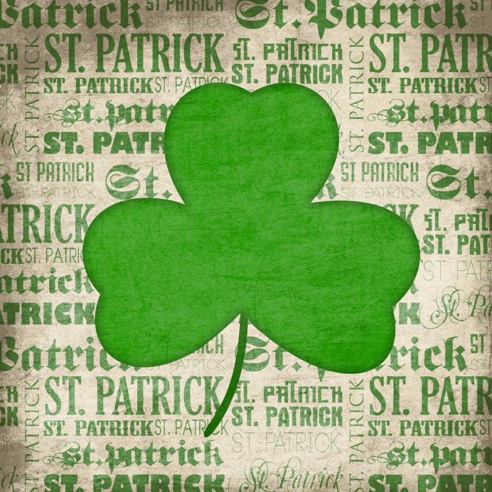 St Patrick Shamrock art print by Jace Grey for $57.95 CAD