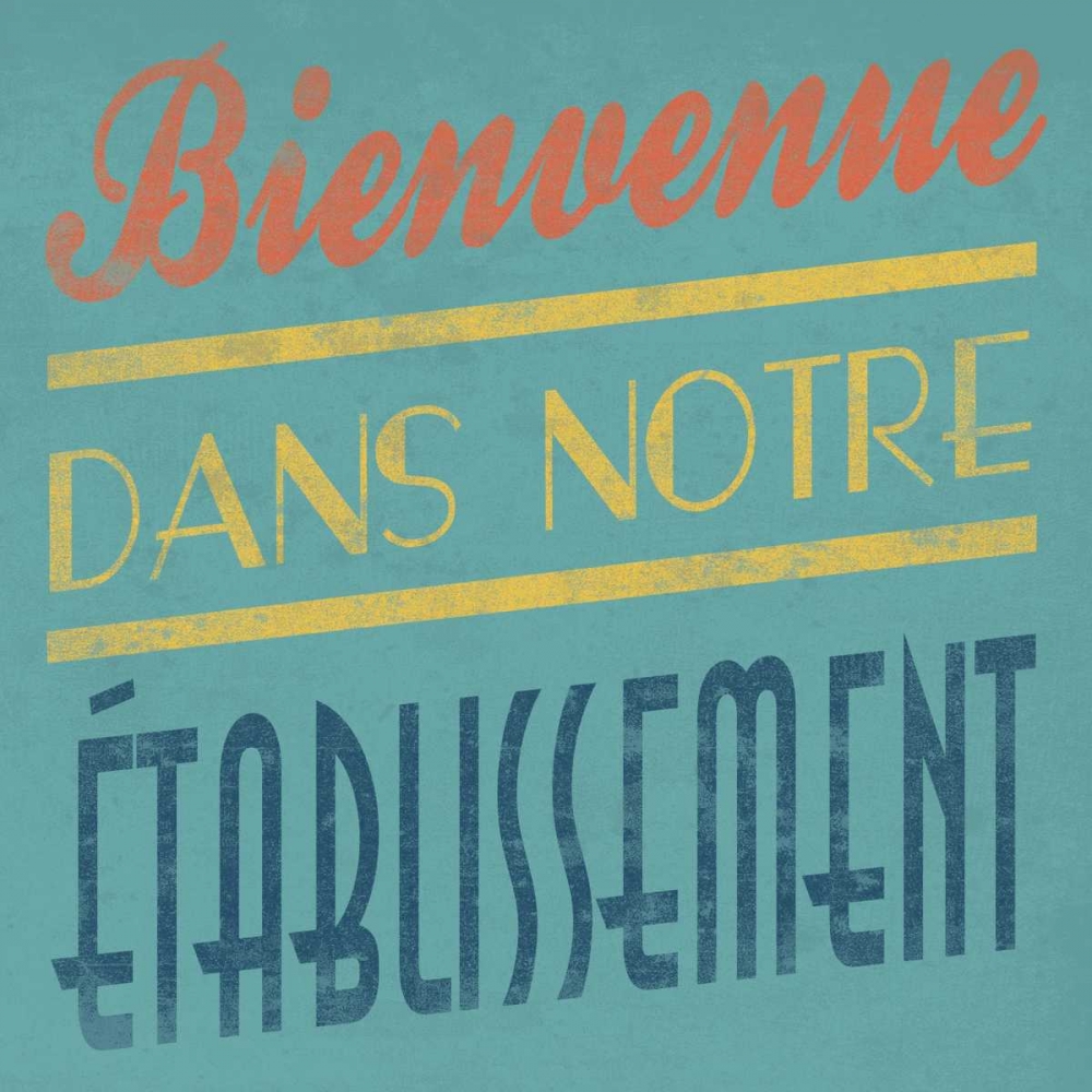 Welcome French art print by Jace Grey for $57.95 CAD