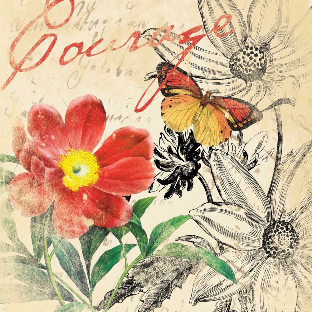 Courage floral art print by Jace Grey for $57.95 CAD
