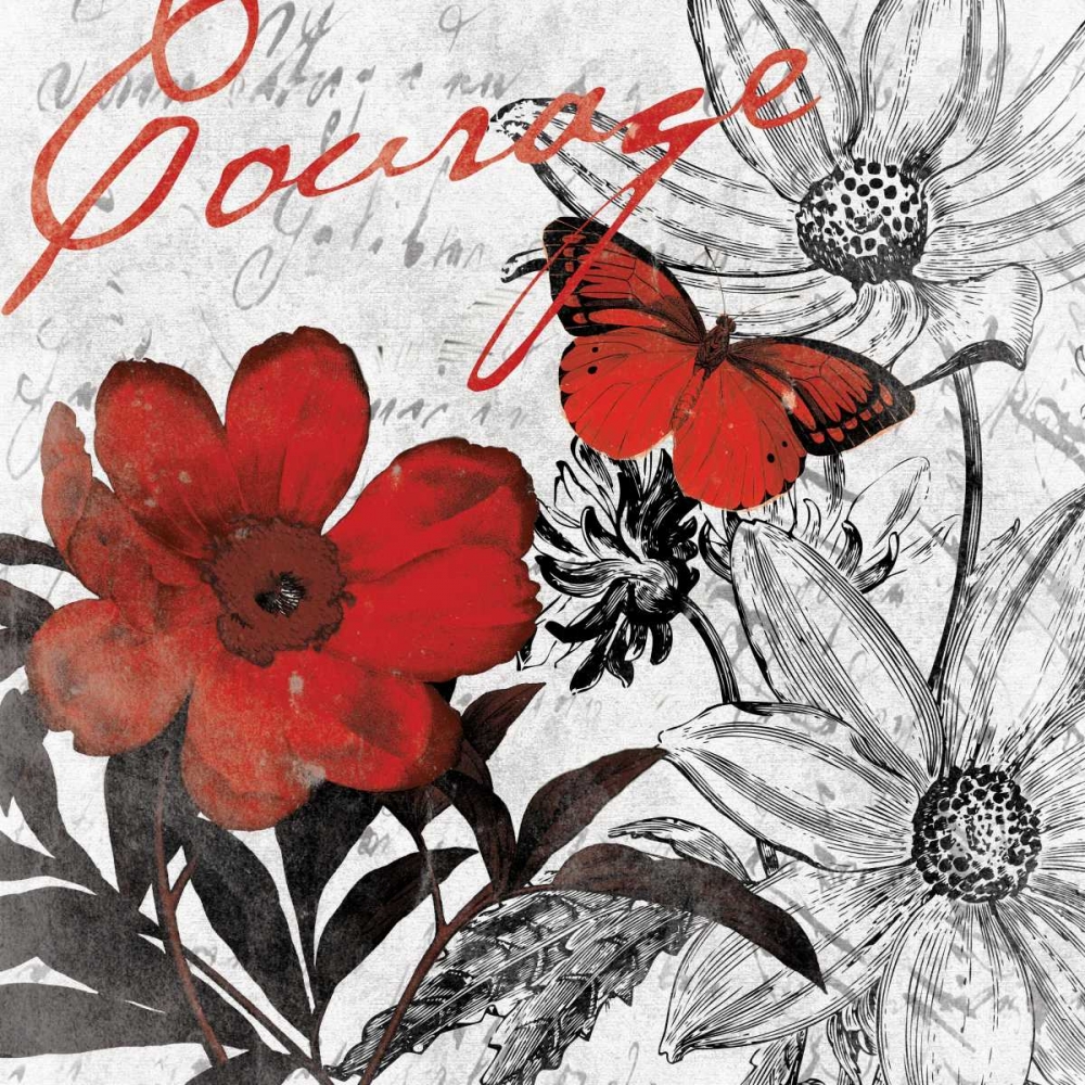 Courage floral art print by Jace Grey for $57.95 CAD