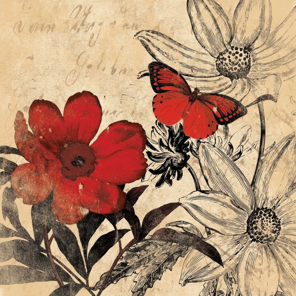 Courage floral NO WORD art print by Jace Grey for $57.95 CAD