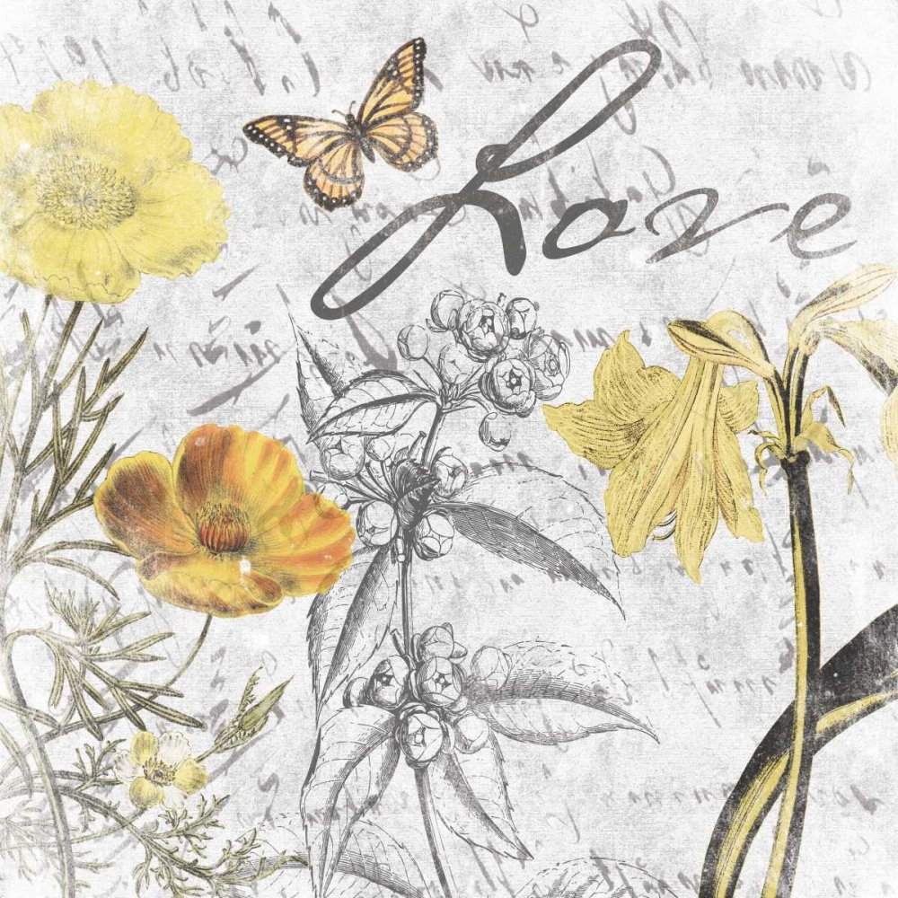 Love floral art print by Jace Grey for $57.95 CAD