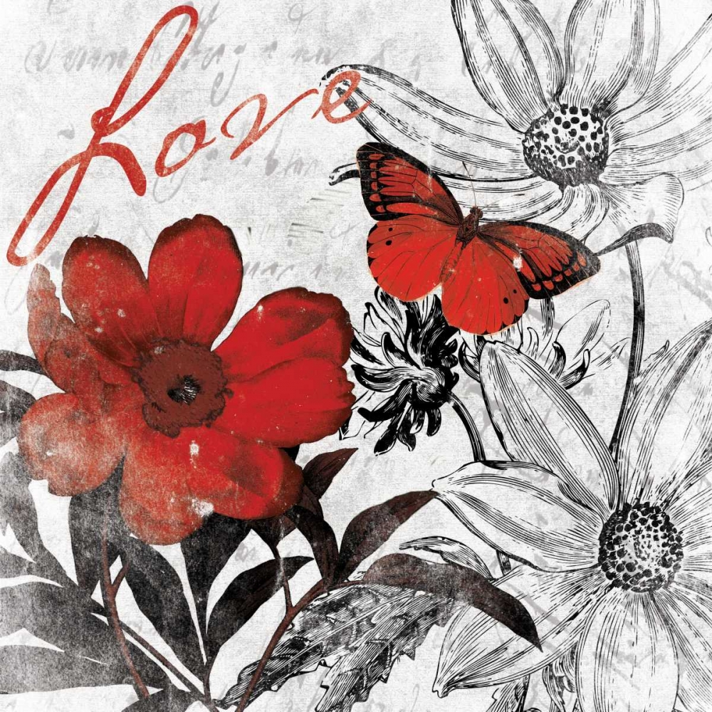 Love floral art print by Jace Grey for $57.95 CAD
