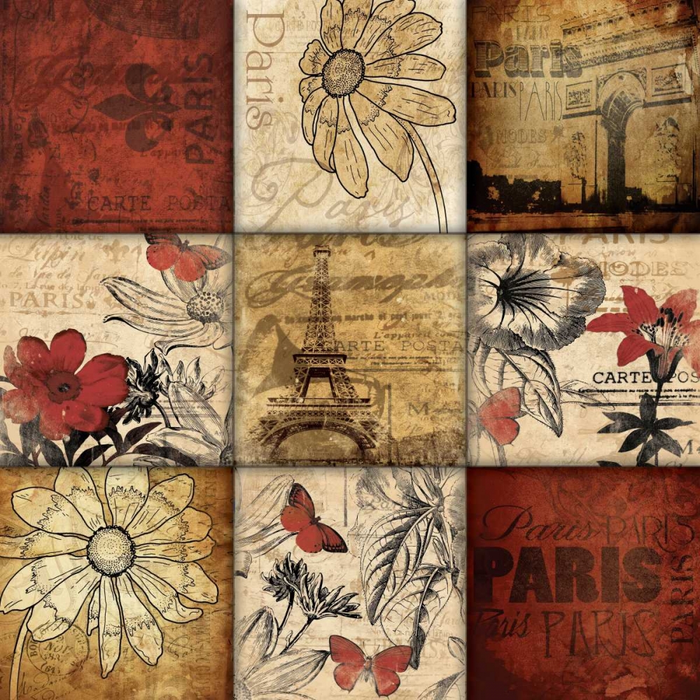 Paris 9 patch art print by Jace Grey for $57.95 CAD