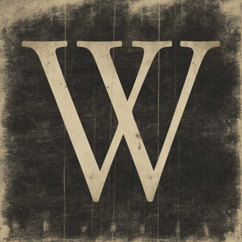 W art print by Jace Grey for $57.95 CAD