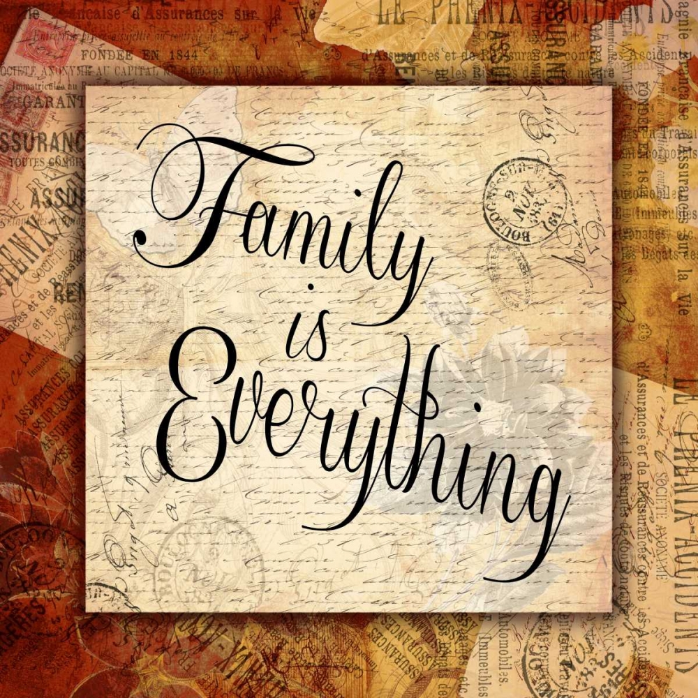 FAMILY IS EVERYTHING art print by Jace Grey for $57.95 CAD