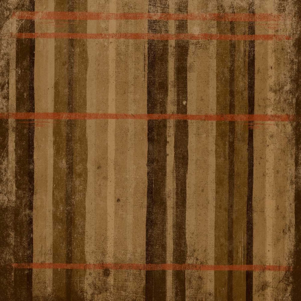 Burnt orange Stripes art print by Jace Grey for $57.95 CAD
