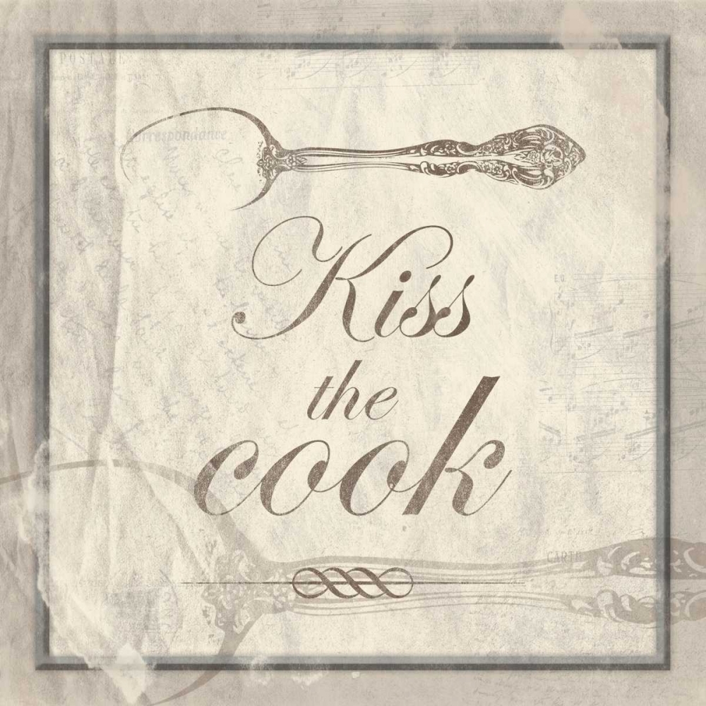 kiss the cook art print by Jace Grey for $57.95 CAD