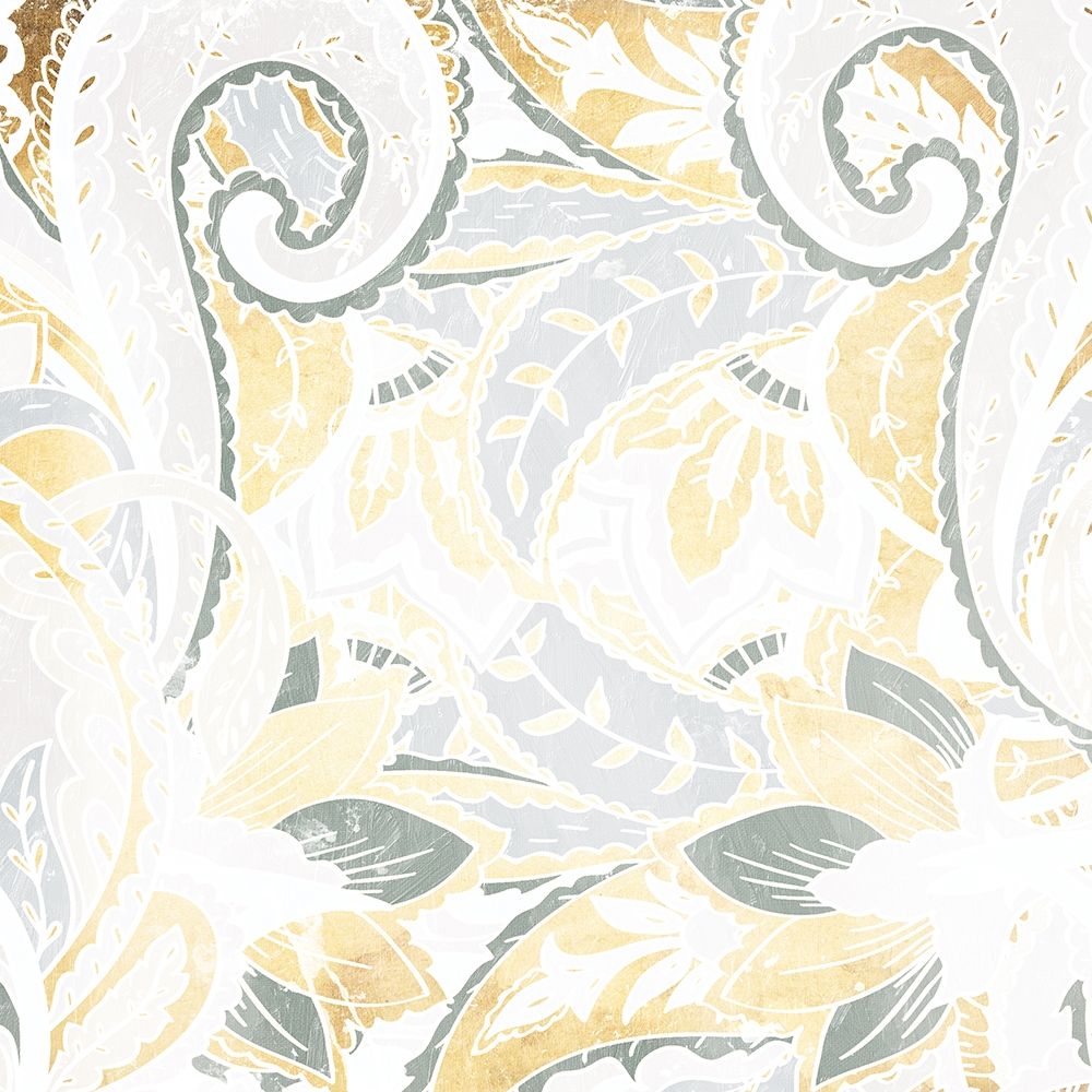 Gold Silver Flourish art print by Jace Grey for $57.95 CAD