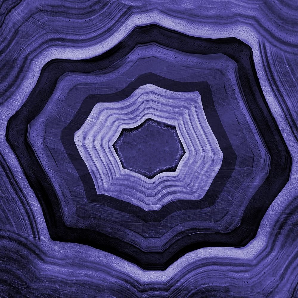 Agate rings Purple art print by Jace Grey for $57.95 CAD