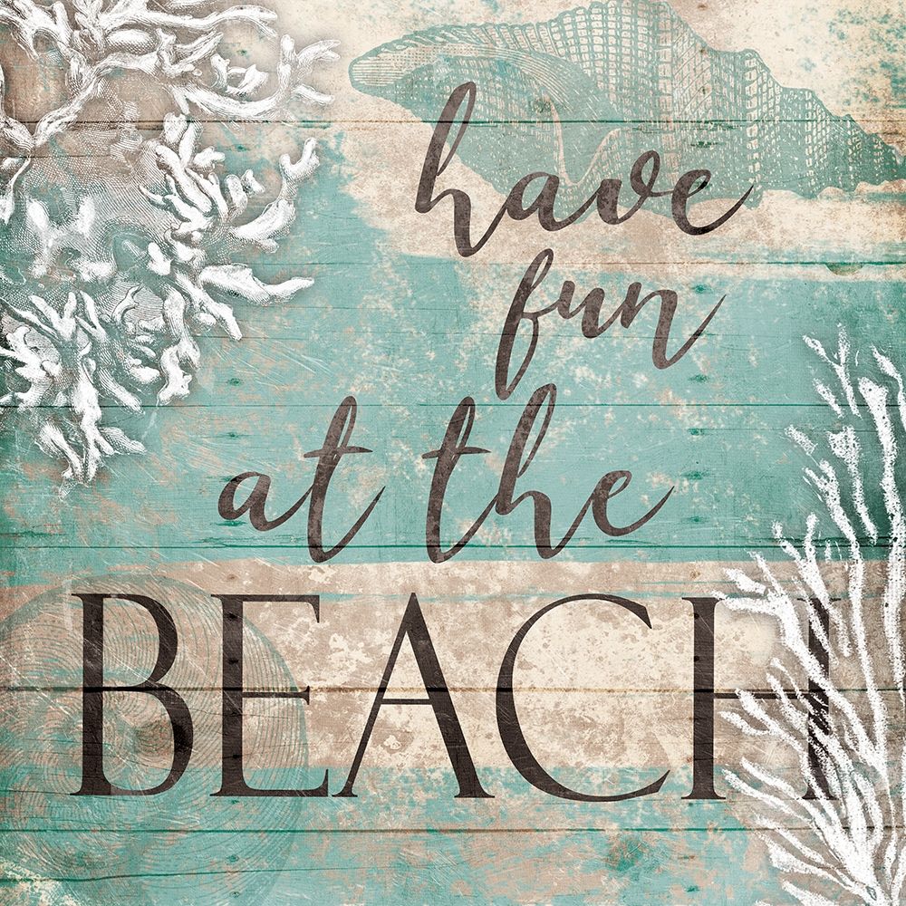 Fun Beach art print by Jace Grey for $57.95 CAD