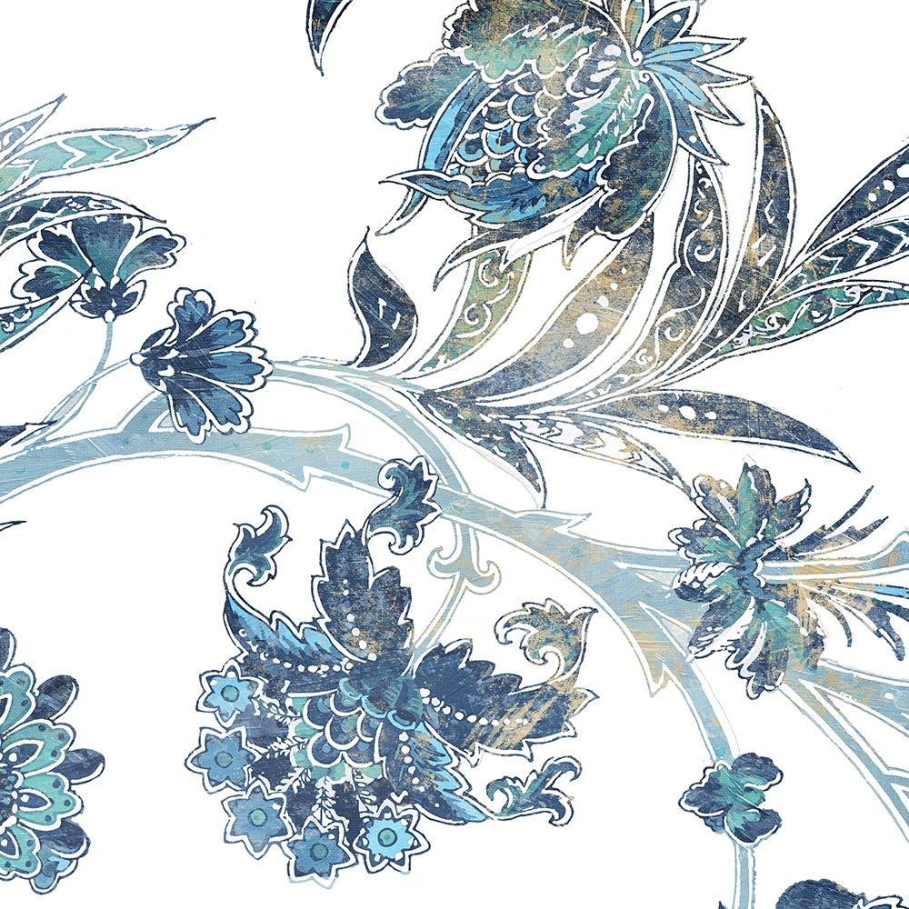 Vic Floral Indigo art print by Jace Grey for $57.95 CAD