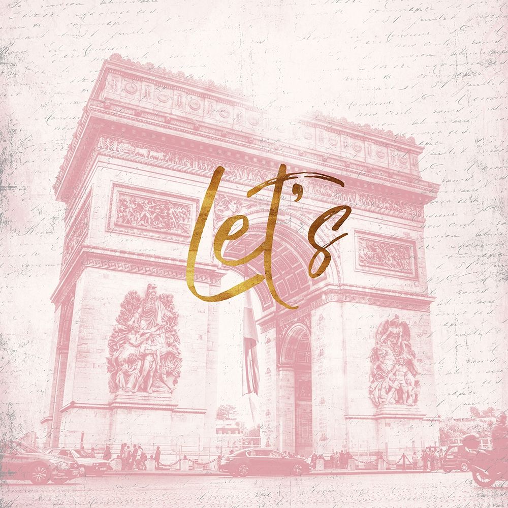 Paris Lets art print by Jace Grey for $57.95 CAD