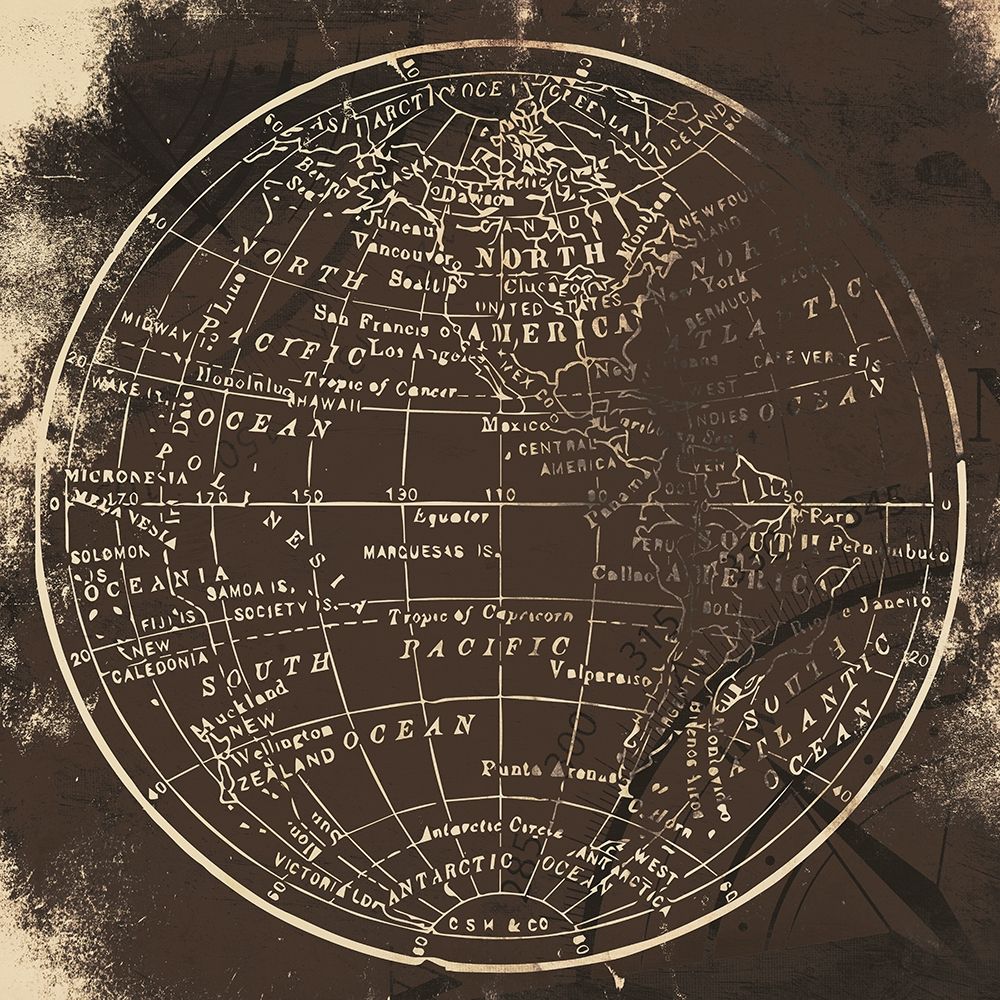 Brown Matte World Side A art print by Jace Grey for $57.95 CAD