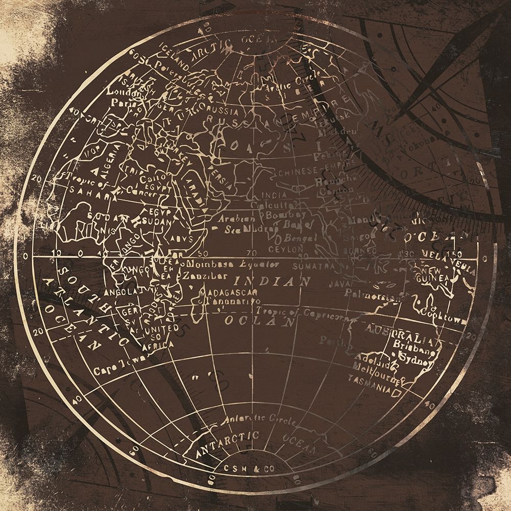 Brown Matte World Side B art print by Jace Grey for $57.95 CAD