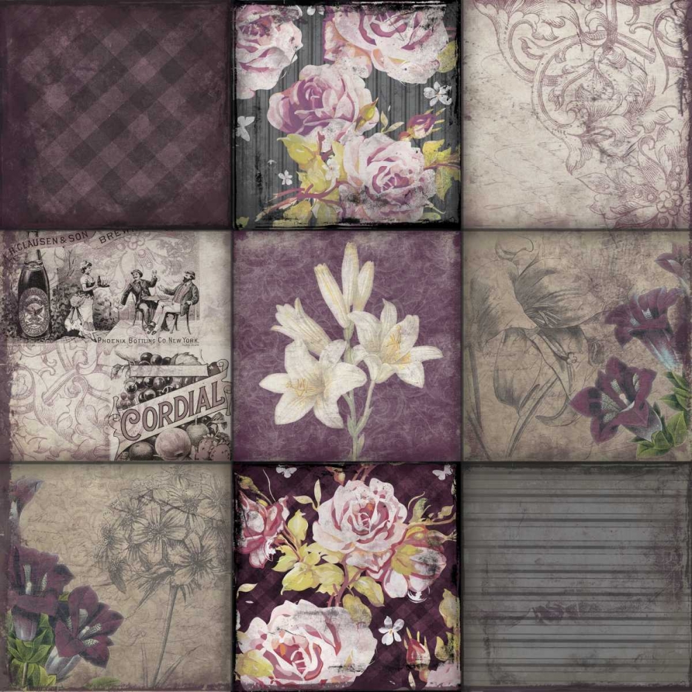 Floral 9patch art print by Jace Grey for $57.95 CAD