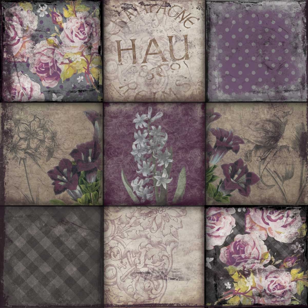 Floral 9patch2 art print by Jace Grey for $57.95 CAD