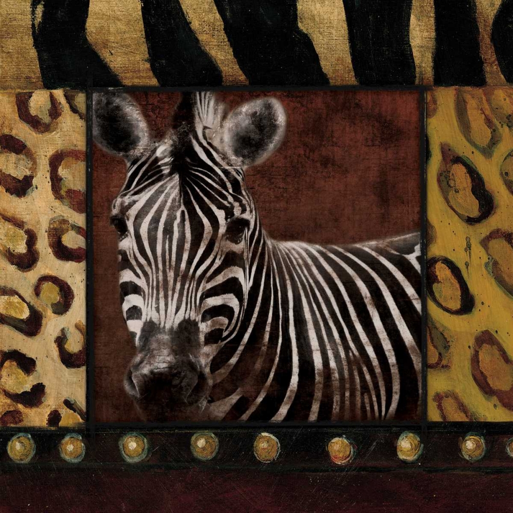 Zebra bordered art print by Jace Grey for $57.95 CAD