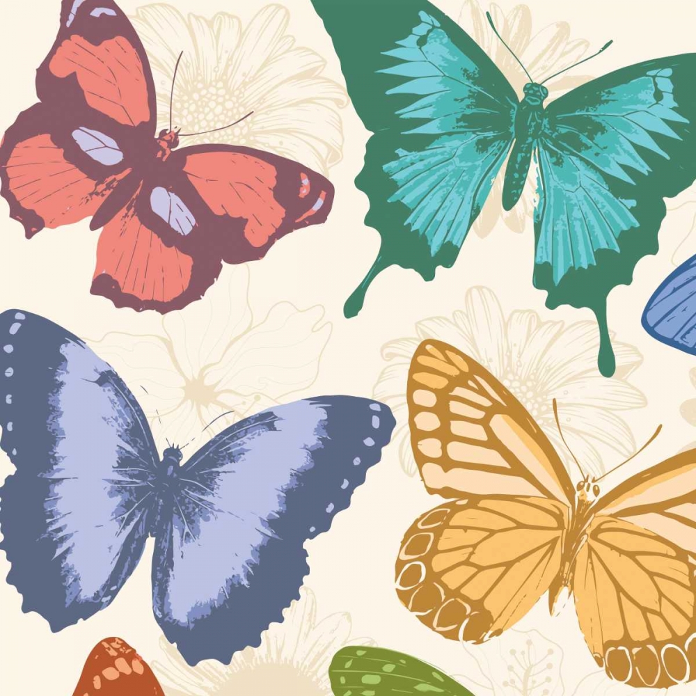 Colorful Butterflies art print by Jace Grey for $57.95 CAD