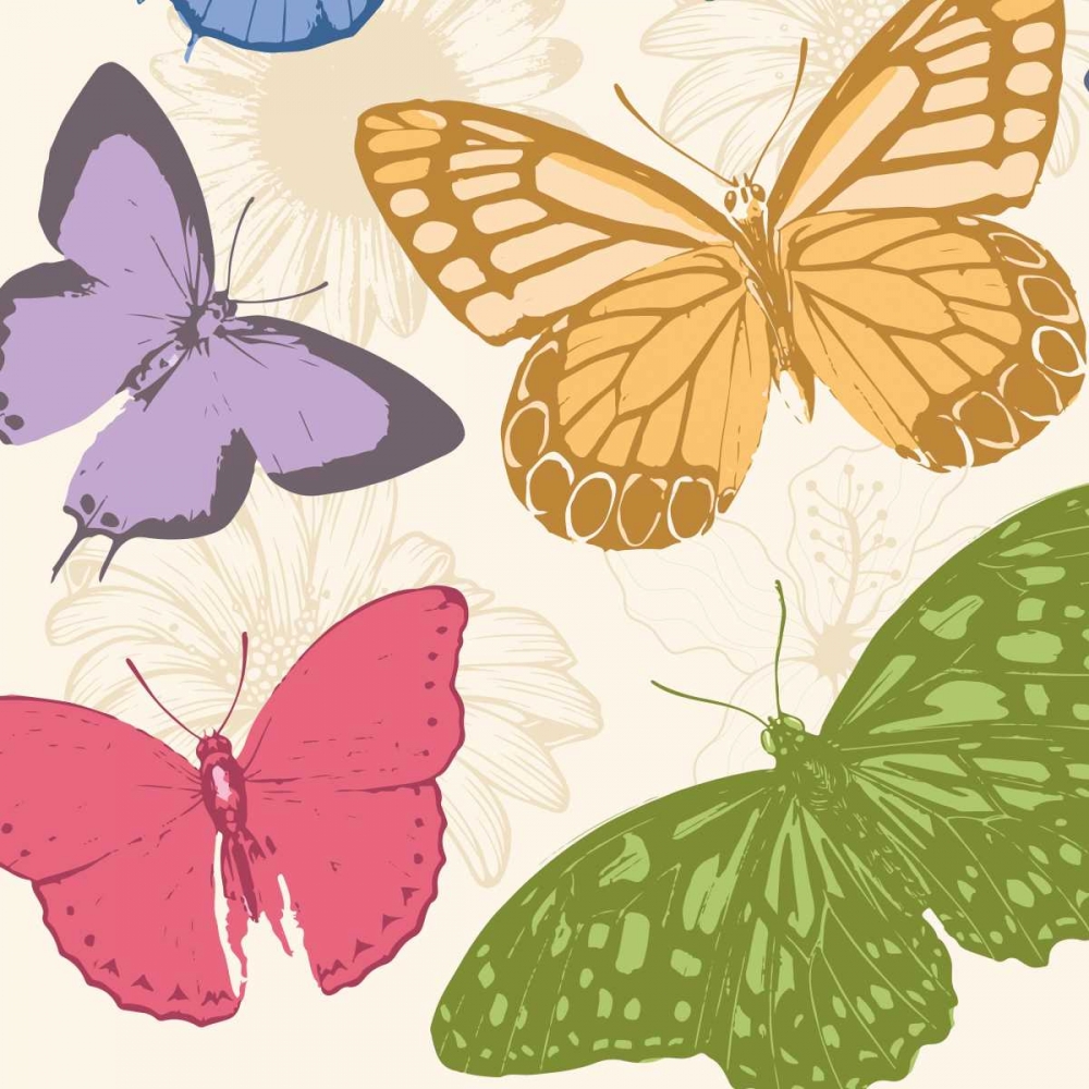 Colorful Butterflies 2 art print by Jace Grey for $57.95 CAD