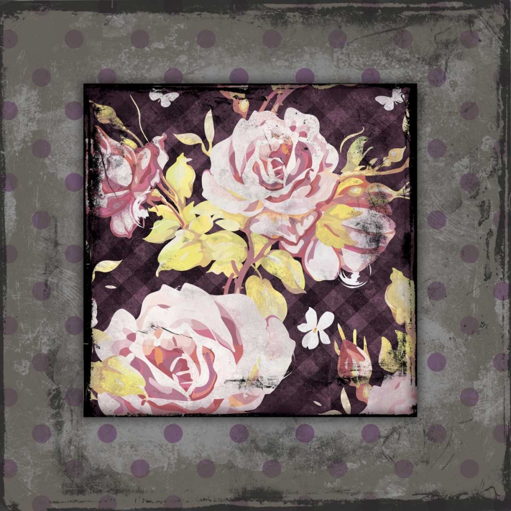 Flower Patch Bordered Mate art print by Jace Grey for $57.95 CAD