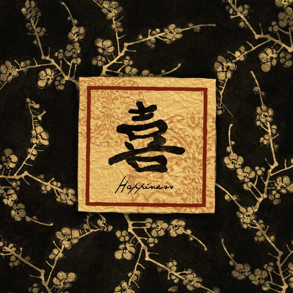 Asian Blackgold Happiness art print by Jace Grey for $57.95 CAD