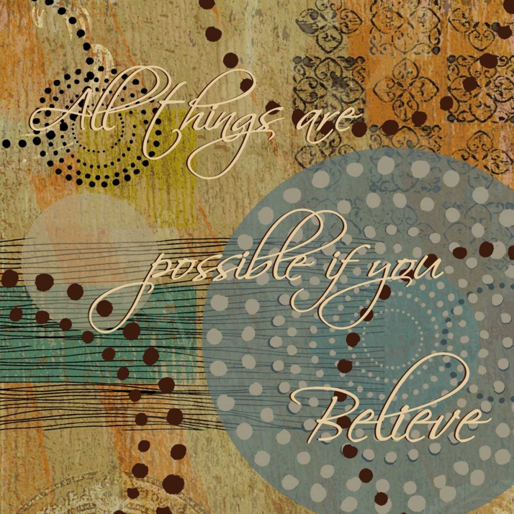 Inspirational Dots art print by Jace Grey for $57.95 CAD