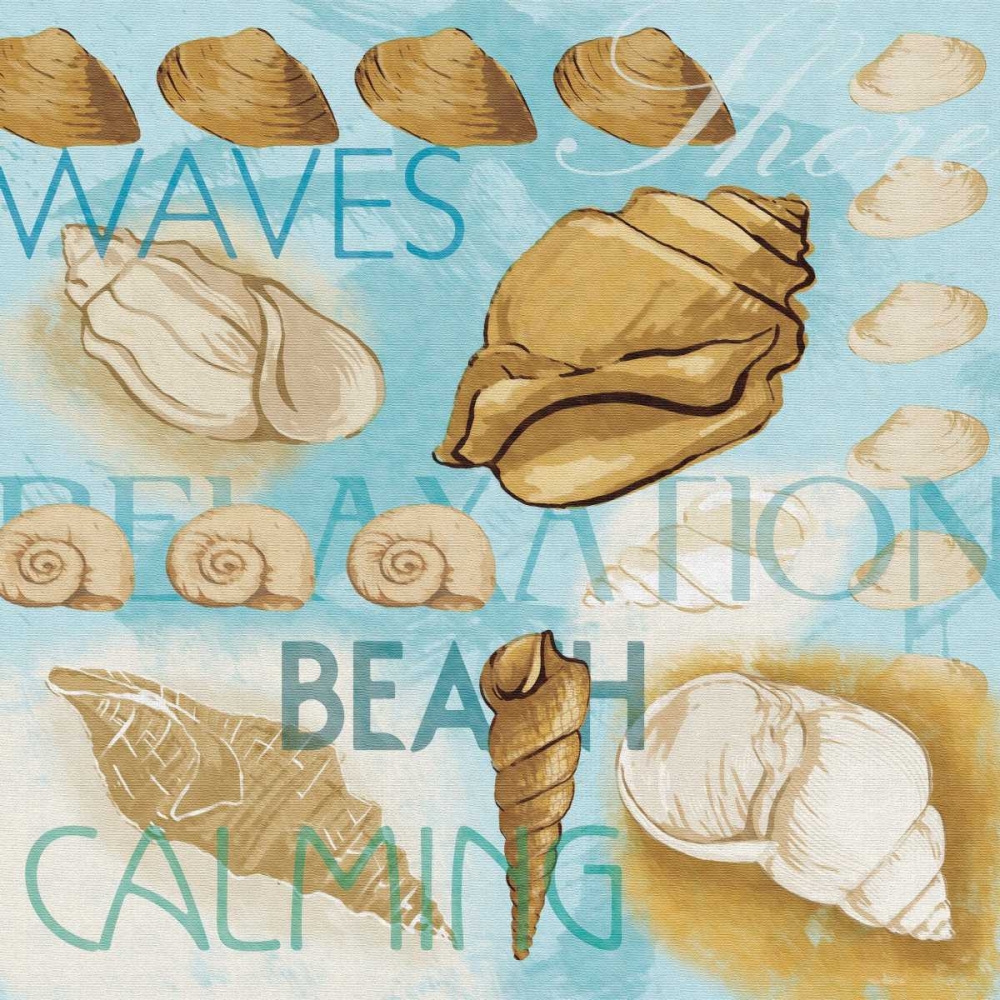 Collaged Shells Mate art print by Jace Grey for $57.95 CAD