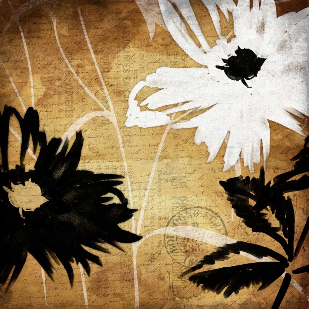 Gold Florals art print by Jace Grey for $57.95 CAD