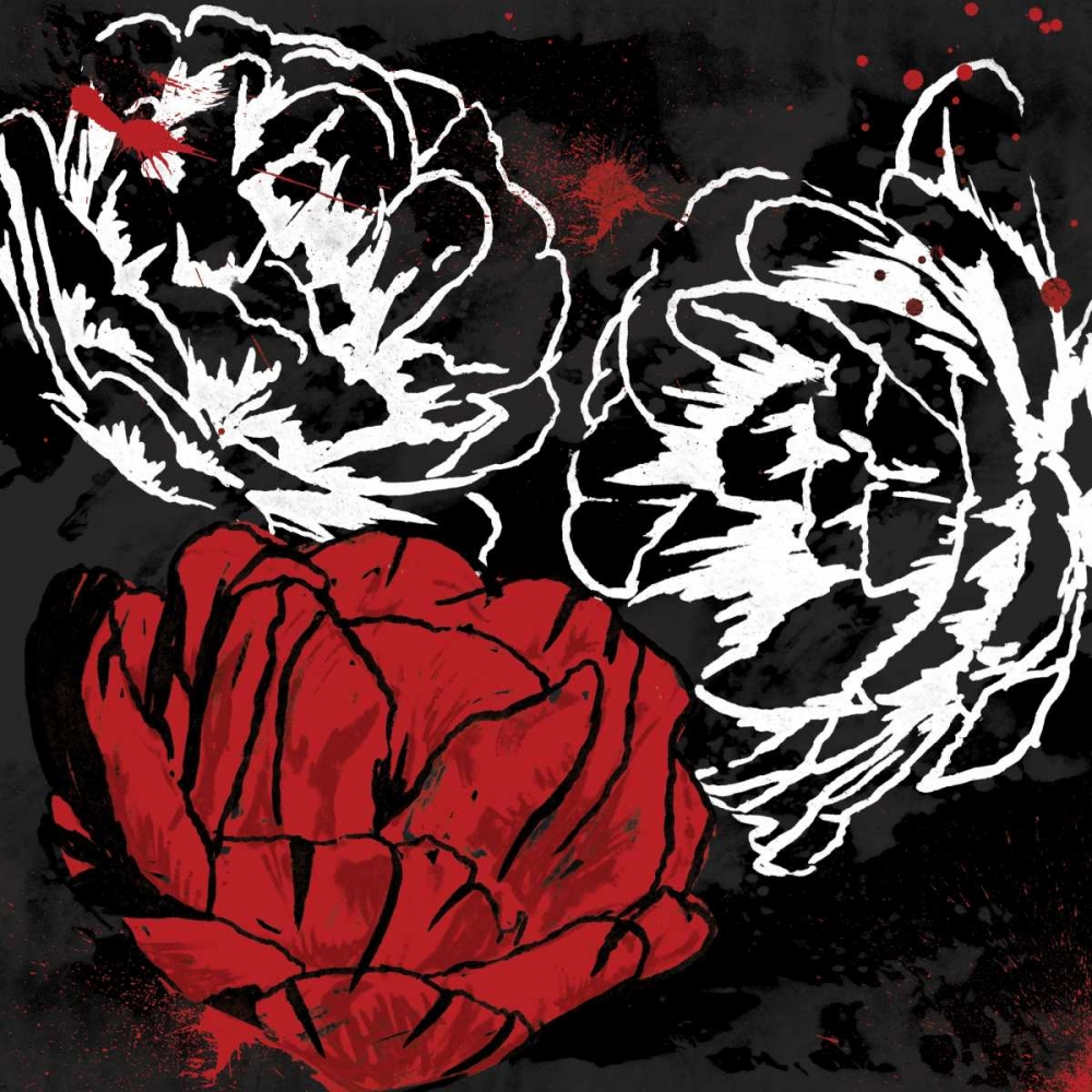 Red Florals art print by Jace Grey for $57.95 CAD