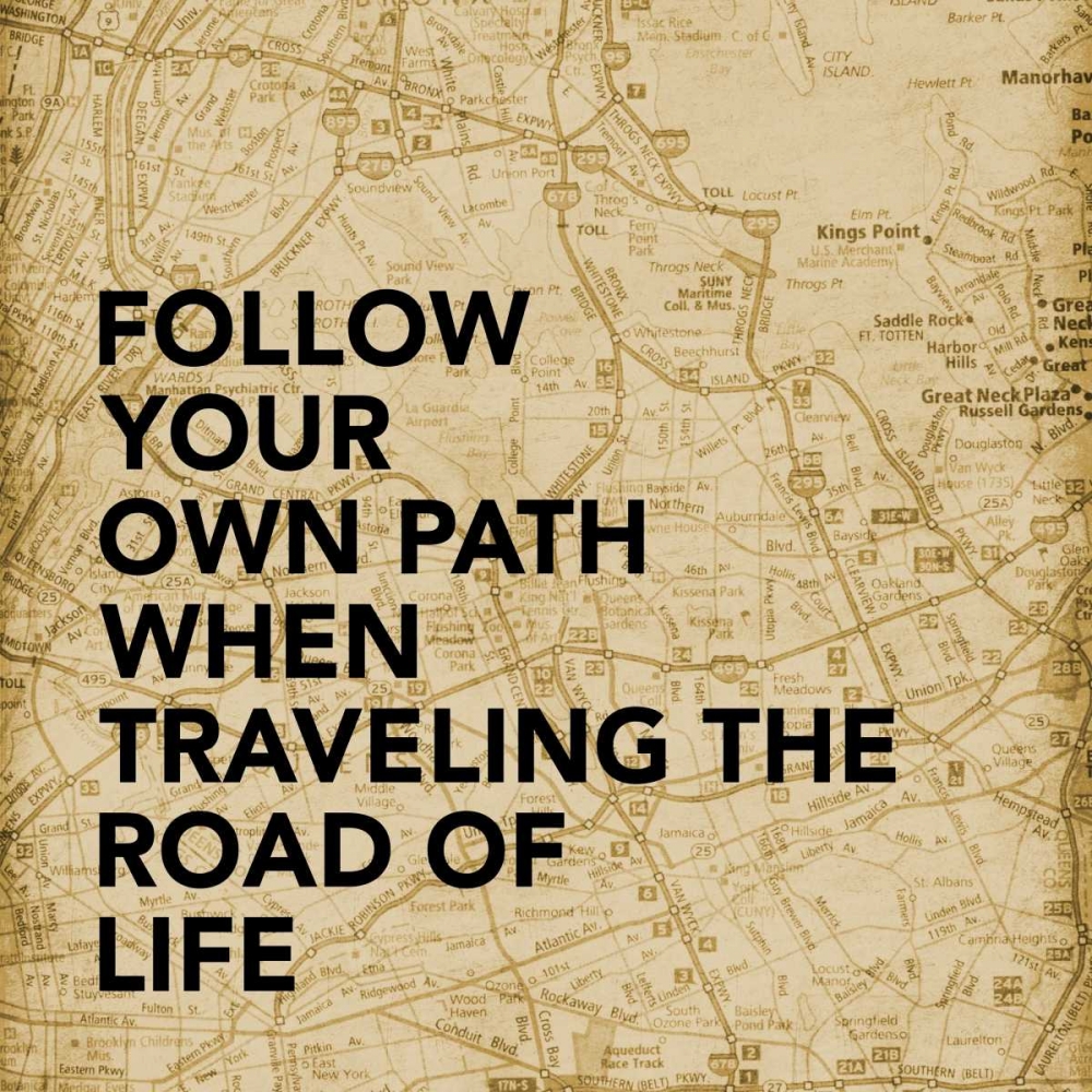 Road of Life Map art print by Jace Grey for $57.95 CAD