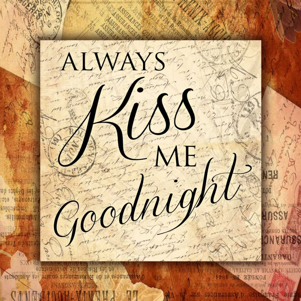 Kiss Me Goodnight art print by Jace Grey for $57.95 CAD
