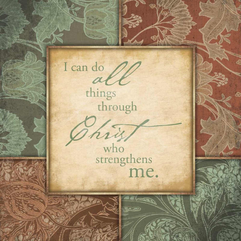 Through Christ art print by Jace Grey for $57.95 CAD
