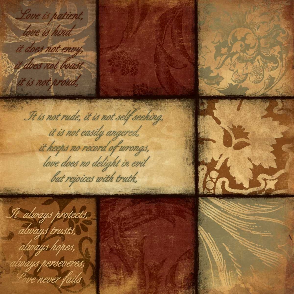 Patchwork Inspirational art print by Jace Grey for $57.95 CAD