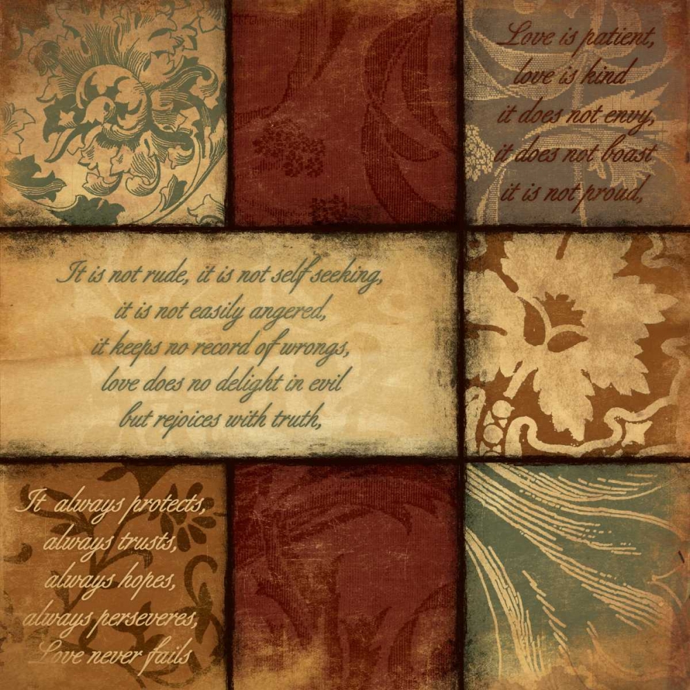 Patchwork Inspirational art print by Jace Grey for $57.95 CAD