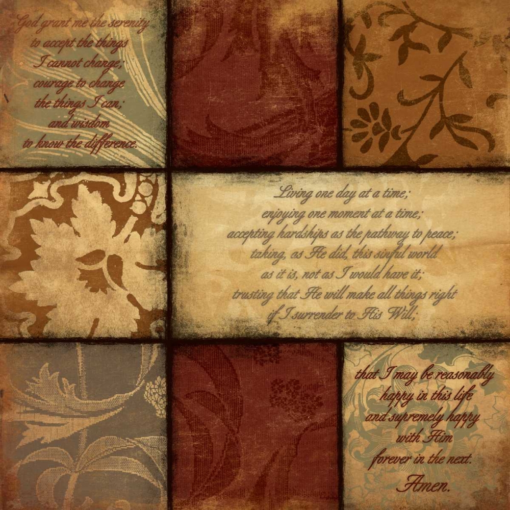 Patchwork Inspirational Mate art print by Jace Grey for $57.95 CAD